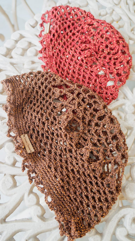 Headpiece algodão com brilho