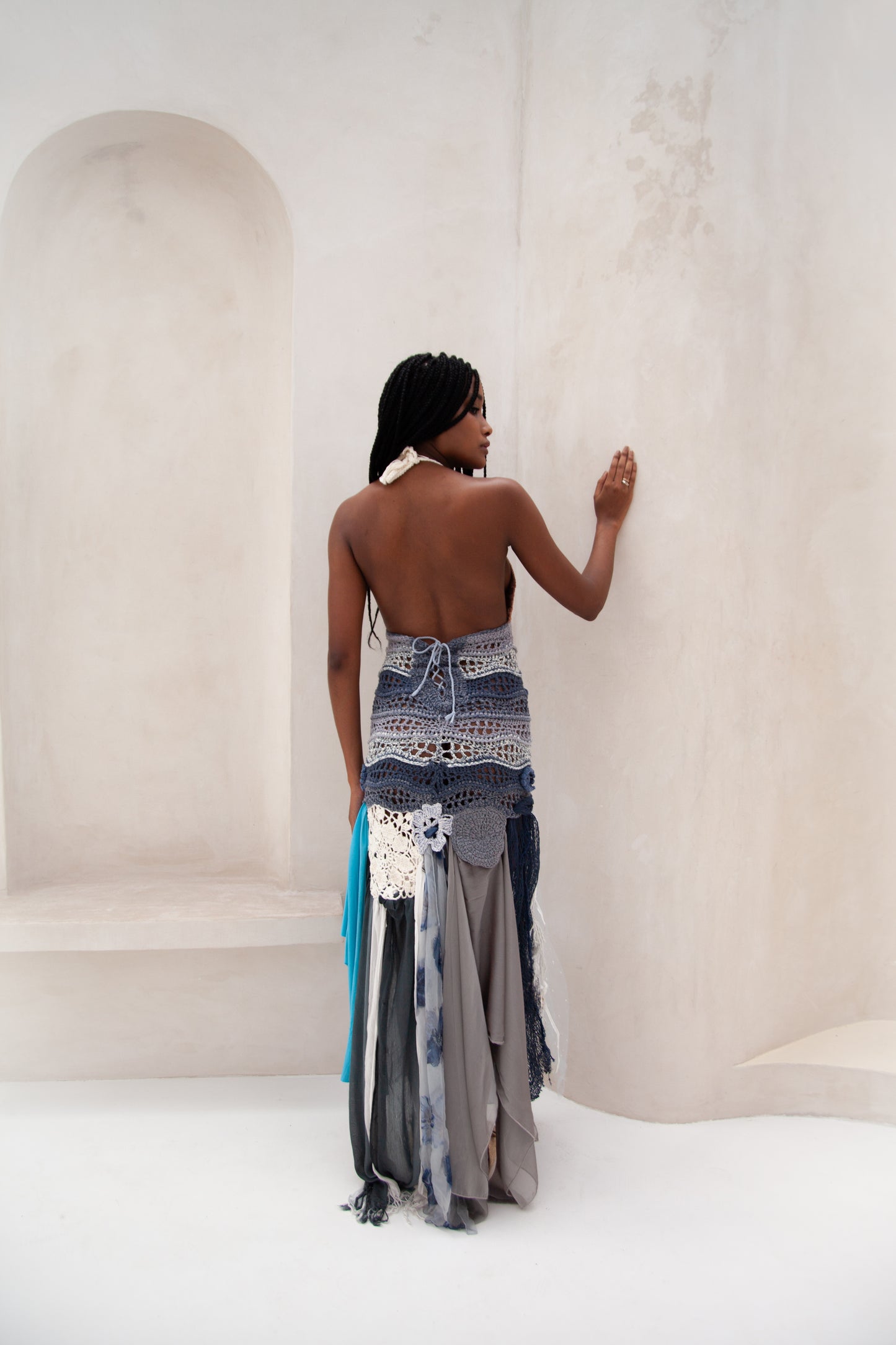 Vestido Upcycle Sereia urbana