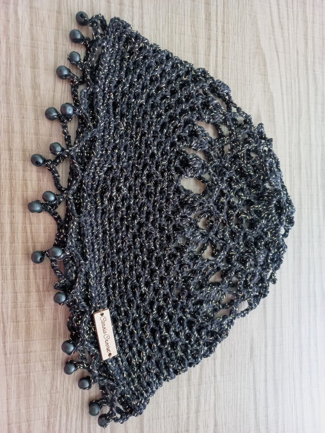 Headpiece algodão com brilho