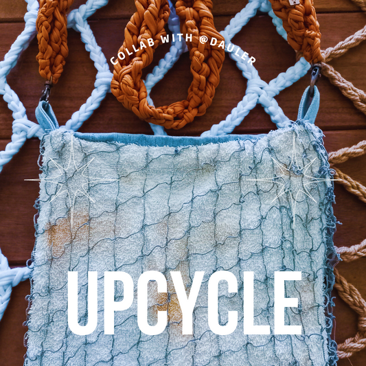 Bolsa Upcycle com Rede de Pesca