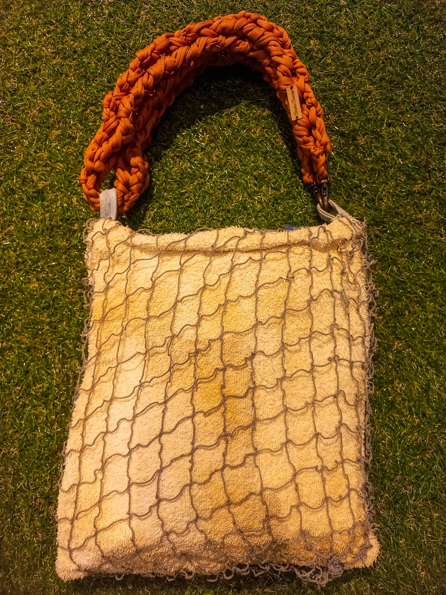 Bolsa Upcycle com Rede de Pesca