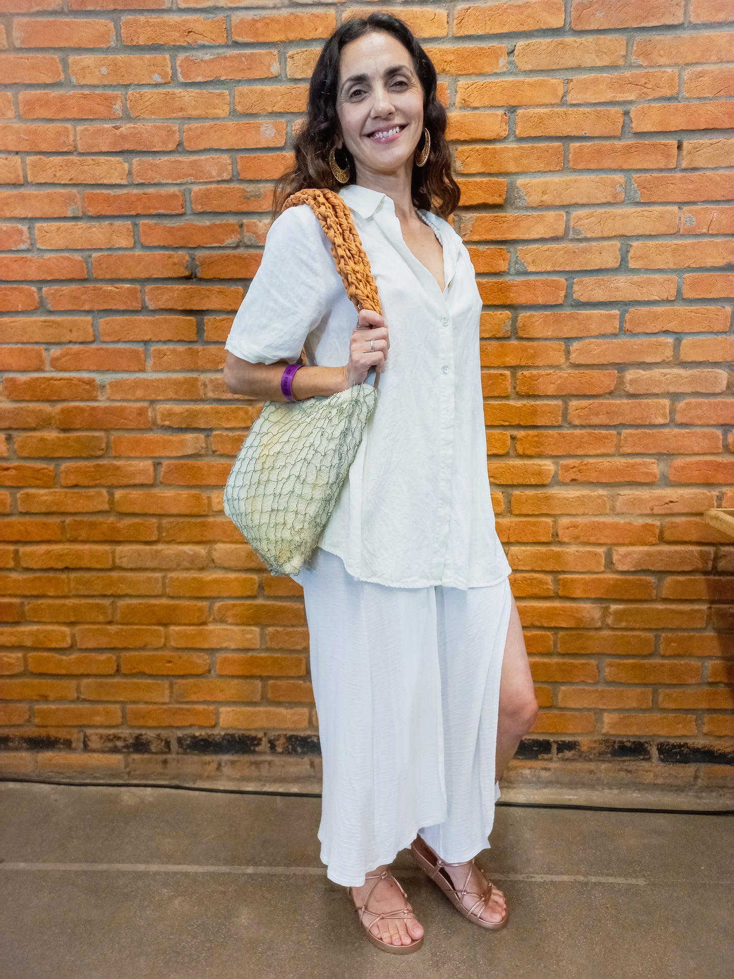 Bolsa Upcycle com Rede de Pesca