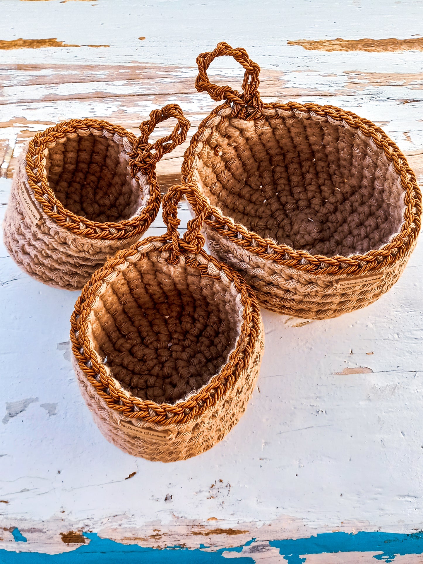 Trio de cachepôs