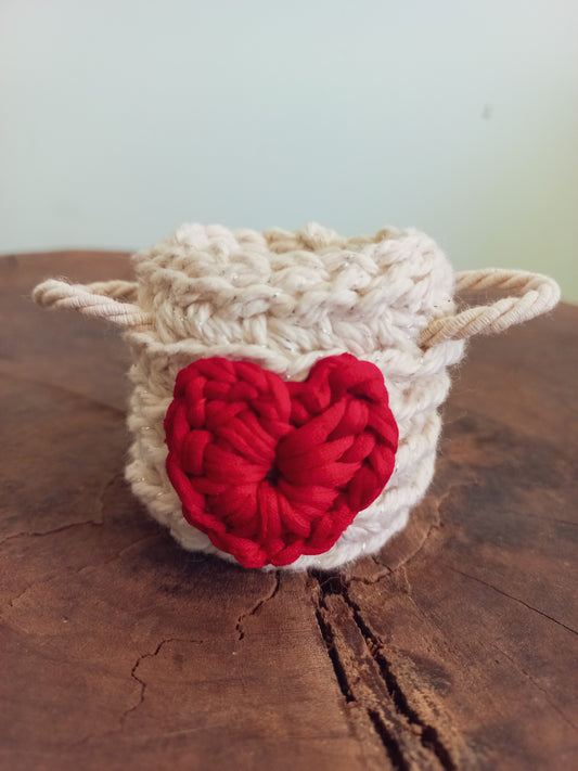Mini Cachepô Heart