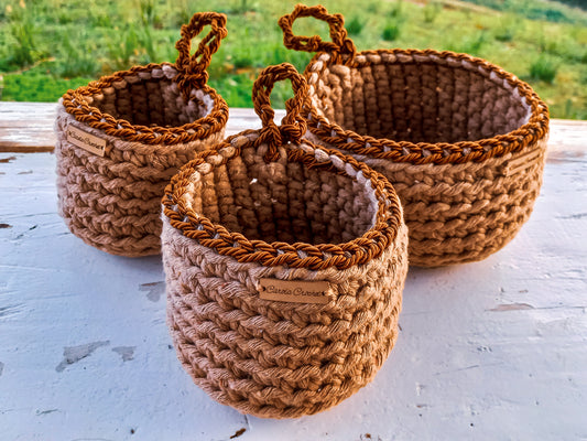 Trio de cachepôs